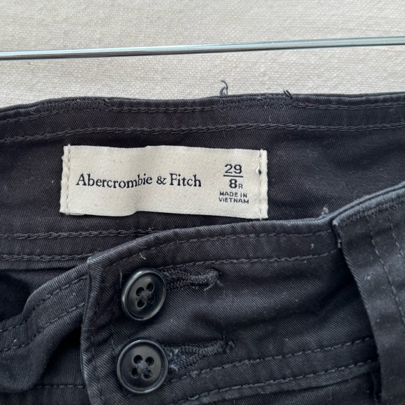 Relaxed Cargo Pant - Black Abercrombie & Fitch 29 / 8 regular length never worn - Picture 9 of 11